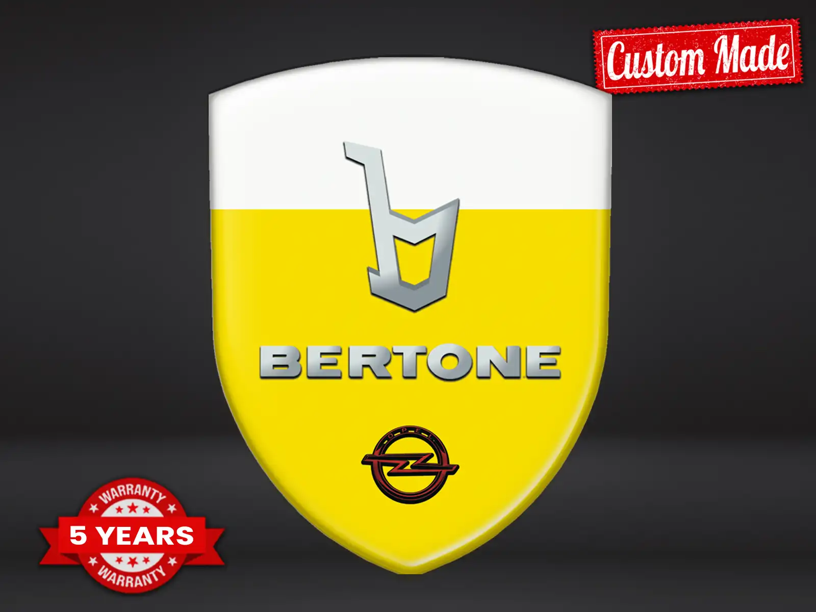 Bertone Doming Sticker Hochwertig Pro Anpassbar